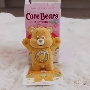 (Funshine Bear) Authentic Pop Mart Care Bears Colorful Hugs Figurine - Open Box